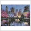 cross stitch pattern Mini Misty Morning Blossoms