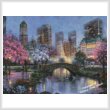 cross stitch pattern Misty Morning Blossoms (Large)