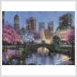 cross stitch pattern Misty Morning Blossoms