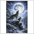 cross stitch pattern Mini Wolf Moon