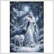 cross stitch pattern Winter Queen