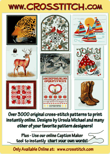 largest collection of Leisure arts cross stitch patterns