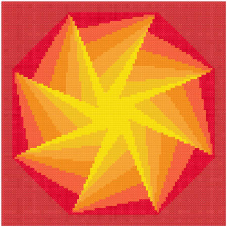 cross stitch pattern Intense