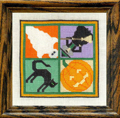 cross stitch pattern Halloween Any Witch Way