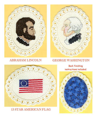 cross stitch pattern America's Past