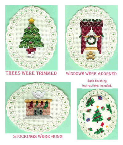 cross stitch pattern Decorating for the Holidays