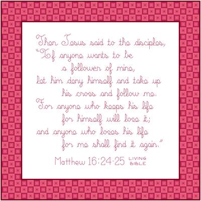 cross stitch pattern Followers of Jesus