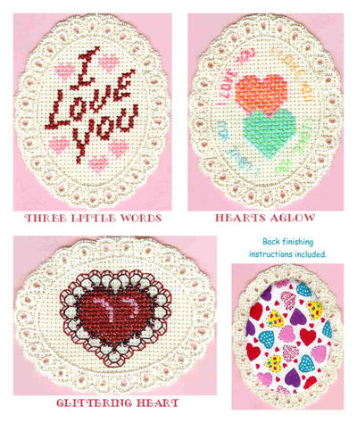 cross stitch pattern Love Is In The Air