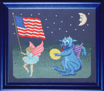 cross stitch pattern Parade - Dragons and Fairies