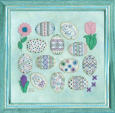 cross stitch pattern Decorated Dozen