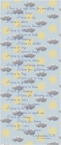 cross stitch pattern Right Time