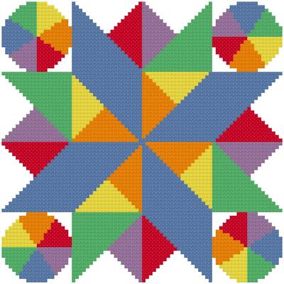 cross stitch pattern Summer Heat