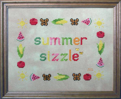 cross stitch pattern Summer Sizzle