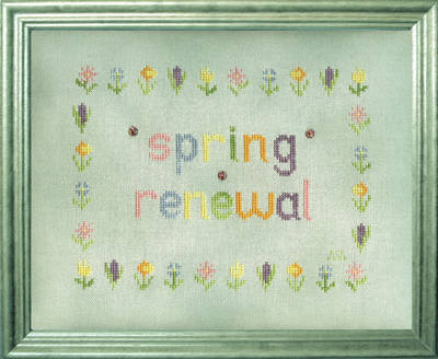 cross stitch pattern Spring Renewal