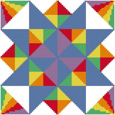 cross stitch pattern Susan's Star