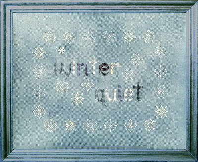 cross stitch pattern Winter Quiet