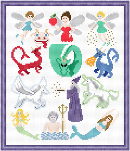 cross stitch pattern Fantasy Images