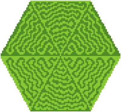 cross stitch pattern Jungle Trails