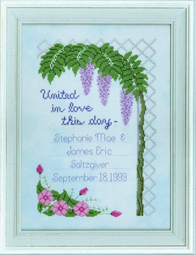 cross stitch pattern Our Special Day