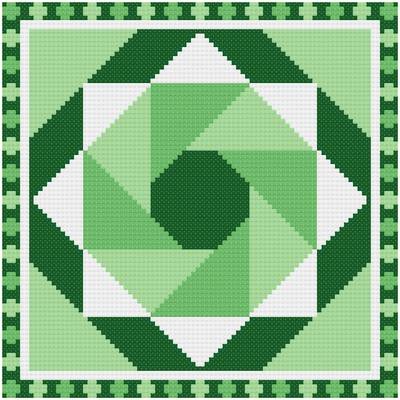 cross stitch pattern Turn, Turn, Turn