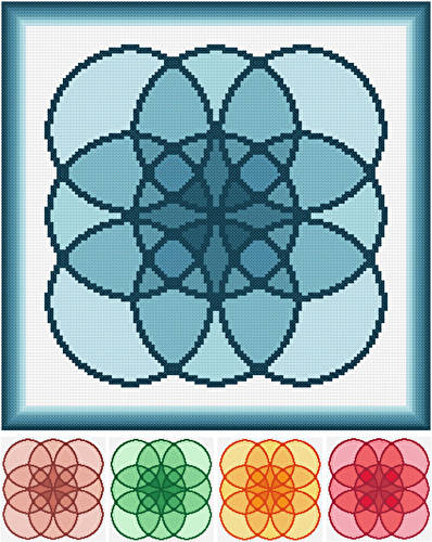 cross stitch pattern Bunches of Buddles