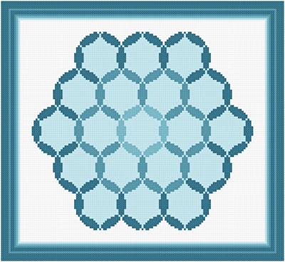 cross stitch pattern Deepening Pools