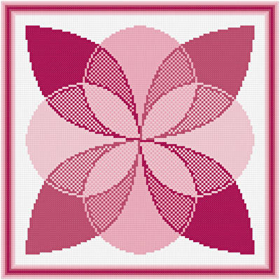 cross stitch pattern Accumulating Layers