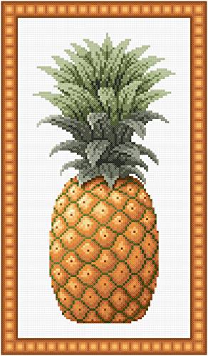 cross stitch pattern Pineapple