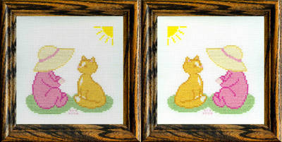 cross stitch pattern Where Have You Been