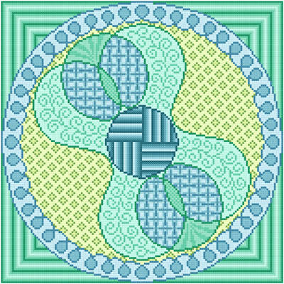 cross stitch pattern Loop-D-Loop