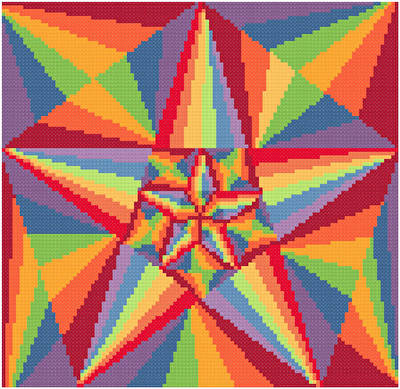 cross stitch pattern Snazzy