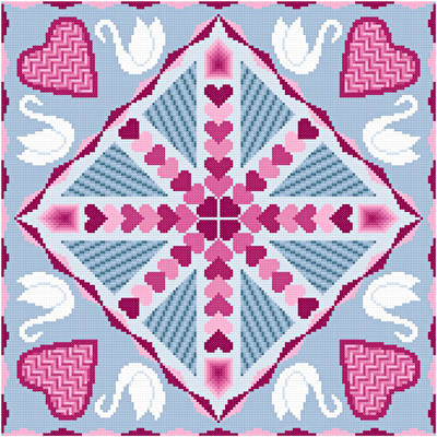 cross stitch pattern Tunnel of Love