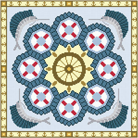 cross stitch pattern Smooth Sailing