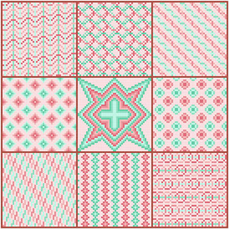 cross stitch pattern Fair and Square