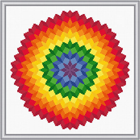 cross stitch pattern Ring of Blocks