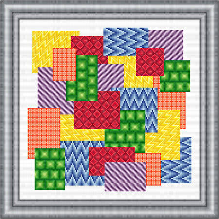 cross stitch pattern Swatches