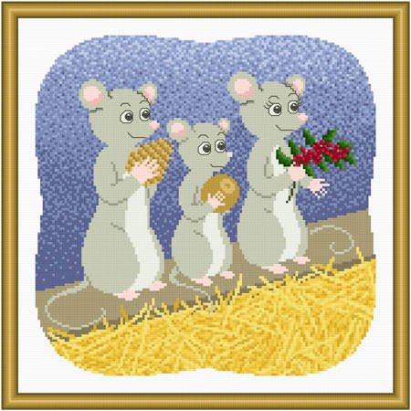 cross stitch pattern Chris-mouse Gifts