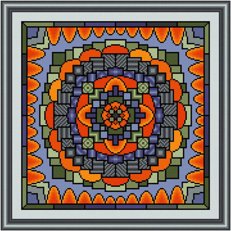 cross stitch pattern Busy, Busy - Halloween