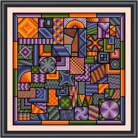 cross stitch pattern So Much to Do - Halloween