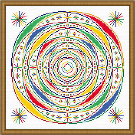 cross stitch pattern Space Orbiter