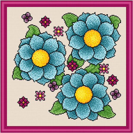cross stitch pattern Vibrance - Artistic