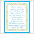 cross stitch pattern One Body