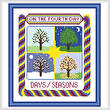 cross stitch pattern On The Fourth Day