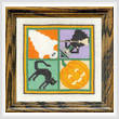 cross stitch pattern Halloween Any Witch Way