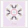 cross stitch pattern June - Weddings