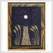 cross stitch pattern Full Moon Over the Bay