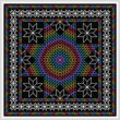 cross stitch pattern Glowing Lone Star
