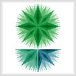 cross stitch pattern Infinite - Green, Teal, Turquoise