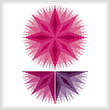 cross stitch pattern Infinite - Pink, Plum, Purple