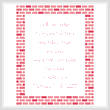 cross stitch pattern Listen to My Instructions